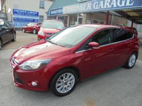 Ford Focus 1.6 125 Titanium 5dr Hatchback Petrol Candy Red at Premier Garage Derby Derby