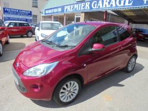 Ford Ka 1.2 Zetec 3dr [Start Stop] Hatchback Petrol Hot Magenta at Premier Garage Derby Derby