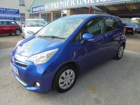 Toyota Verso-s 1.33 Dual VVT-i TR 5dr MPV Petrol Blue at Premier Garage Derby Derby