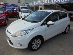 Ford Fiesta 1.4 Zetec 5dr Hatchback Petrol Frozen White at Premier Garage Derby Derby