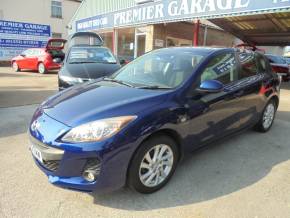 Mazda 3 1.6 TS2 Nav 5dr Hatchback Petrol Indigo Blue at Premier Garage Derby Derby