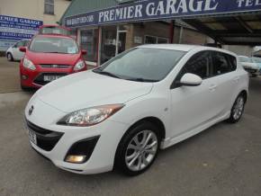 Mazda 3 1.6 Takuya 5dr Hatchback Petrol White at Premier Garage Derby Derby