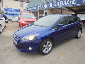 Ford Focus 1.6 TDCi 115 Zetec Navigator 5dr Hatchback Diesel Deep Impact Blue at Premier Garage Derby Derby