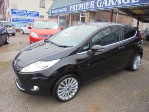 Ford Fiesta 1.4 Titanium 3dr Hatchback Petrol Panther Black at Premier Garage Derby Derby