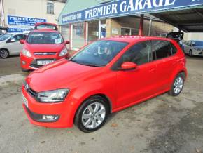 Volkswagen Polo 1.2 60 Match 5dr Hatchback Petrol Red at Premier Garage Derby Derby