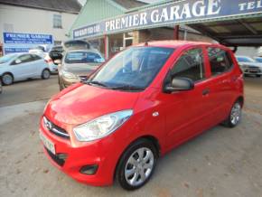 Hyundai i10 1.2 Classic 5dr Hatchback Petrol Red at Premier Garage Derby Derby