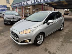 Ford Fiesta 1.25 82 Zetec 5dr Hatchback Petrol Moondust Silver at Premier Garage Derby Derby