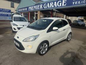 Ford Ka 1.2 Metal 3dr [Start Stop] Hatchback Petrol White at Premier Garage Derby Derby