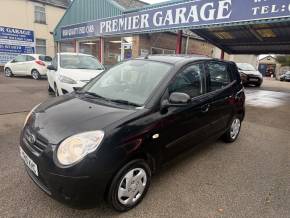 Kia Picanto 1.0 1 5dr Hatchback Petrol Black at Premier Garage Derby Derby